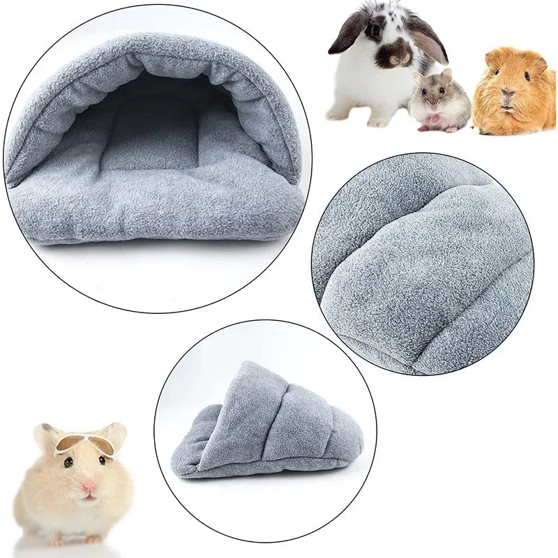 Lit-Tanière en Polaire Doux pour Petits Animaux