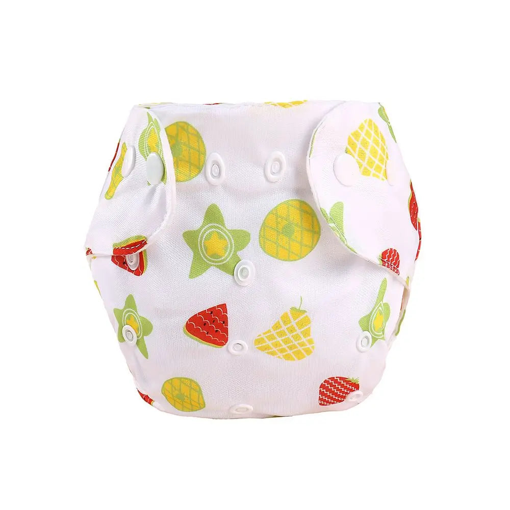 Eco-Friendly Reusable Cotton Cloth Diapers with Adjustable Fit