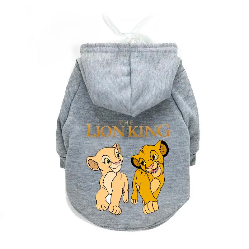 Sudadera con Capucha de Algodón para Perro con Estampa del Rey León