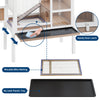 Wooden 2-Story Small Pet Cage with Stand, Ramp, and Hideout