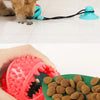 Suction Cup Interactive Dog Ball Toy with Treat Dispenser