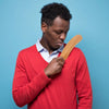 Brosse à Vêtements en Crin Naturel avec Manche en Bois