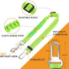 Reflective Adjustable Dog Car Seat Belt with Bungee Harness