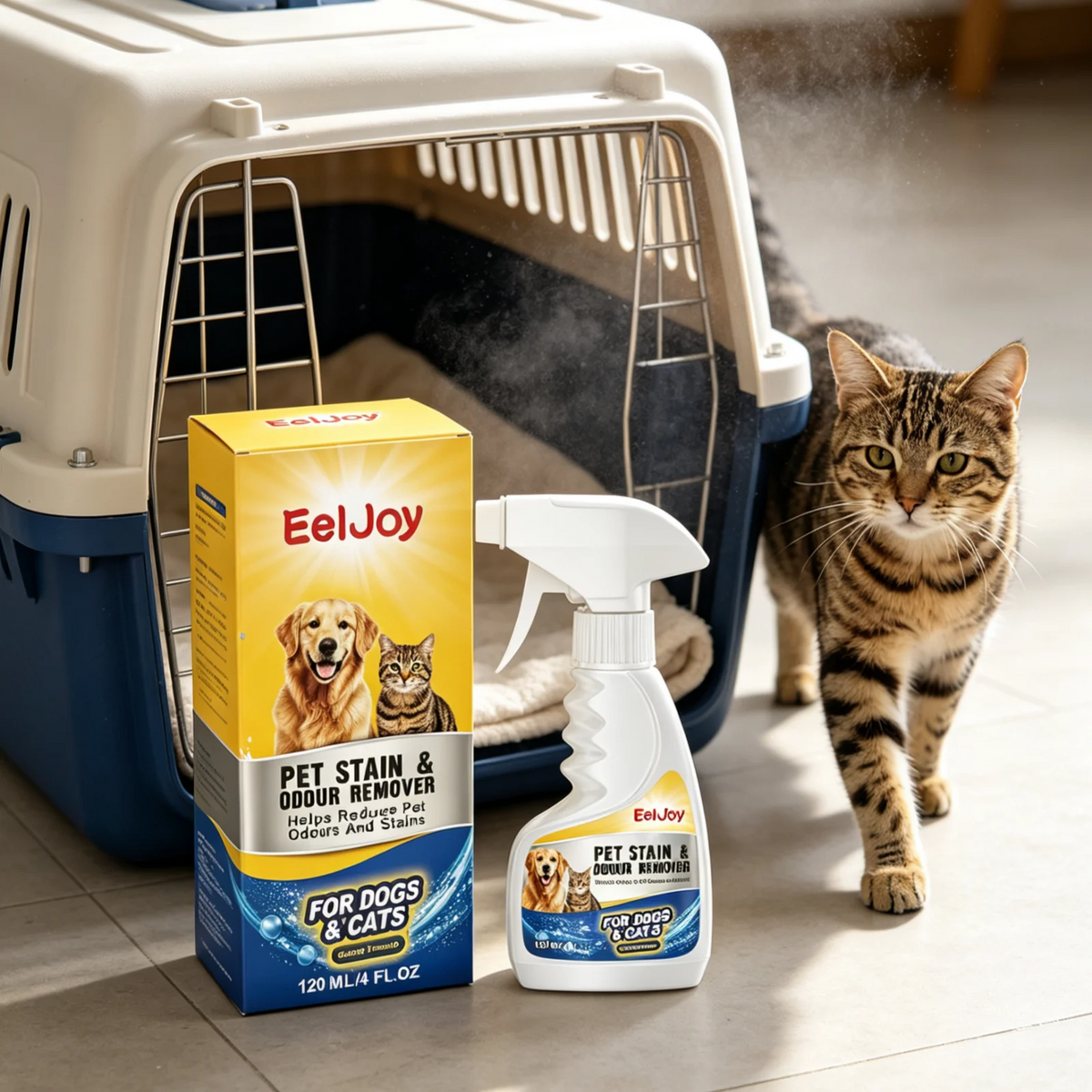 Pet Stain & Odor Eliminator Spray with Fine Mist Nozzle