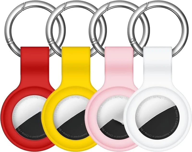 Silicone AirTag Case with Keychain