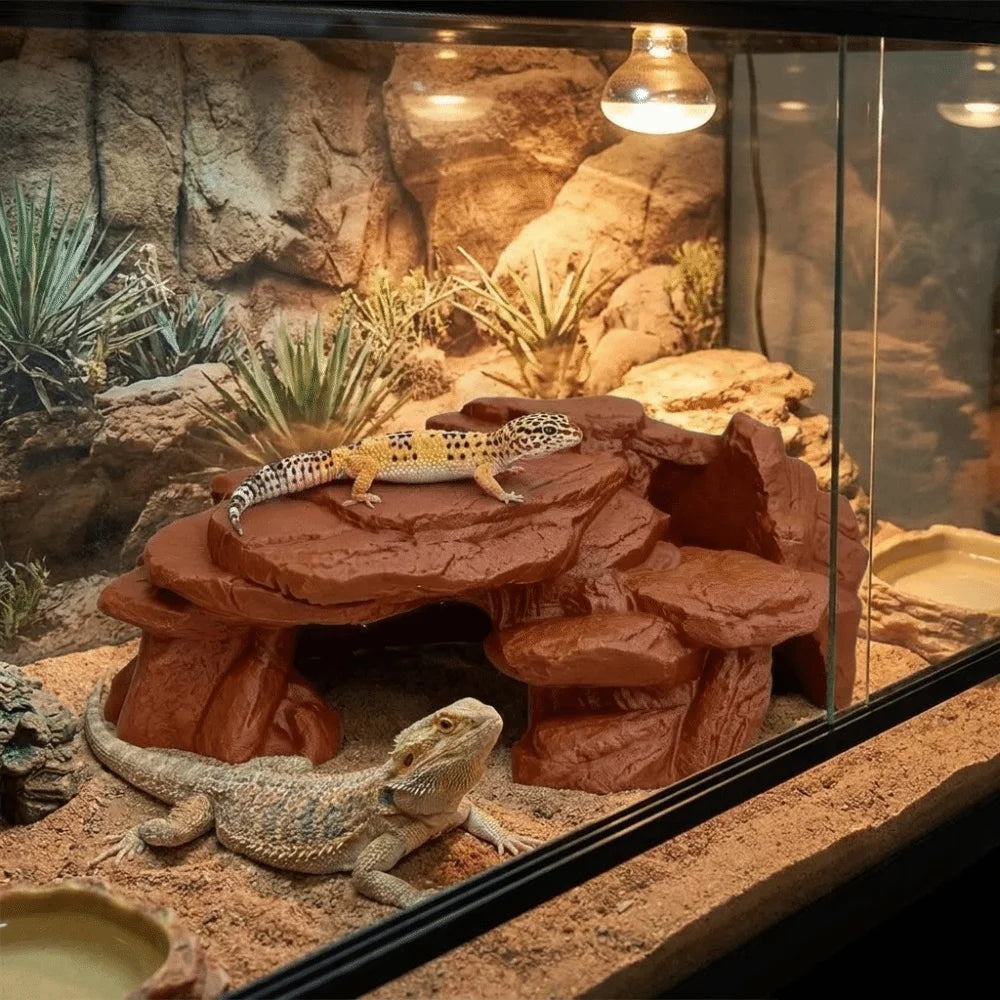 Realistic 3D Rockery Ornament for Aquarium Fish Tanks