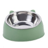 Ergonomic Stainless Steel Pet Food Bowl with Tilted Design