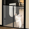 Breathable Metal Mesh Pet Barrier Gate with Zipper Door