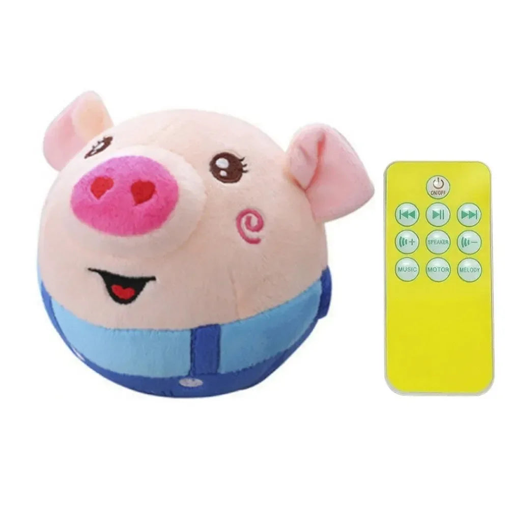Interactive Singing Plush Dog Toy with Bouncing Motion