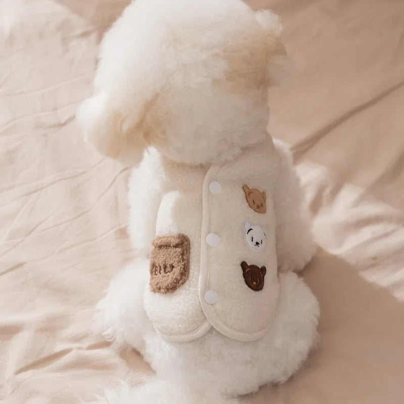 Abrigo Floral para Perros y Gatos Pequeños