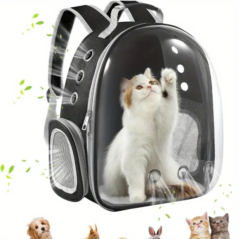 Transparent Bubble Pet Carrier Backpack for Small Dogs and Cats