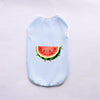 Breathable Fruit Print Pet Vest for Small Dogs and Cats