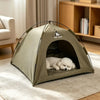 Breathable Pet Tent House with Foldable Design and Double-Sided Mat