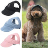 Adjustable Pet Baseball Hat with Ear Holes
