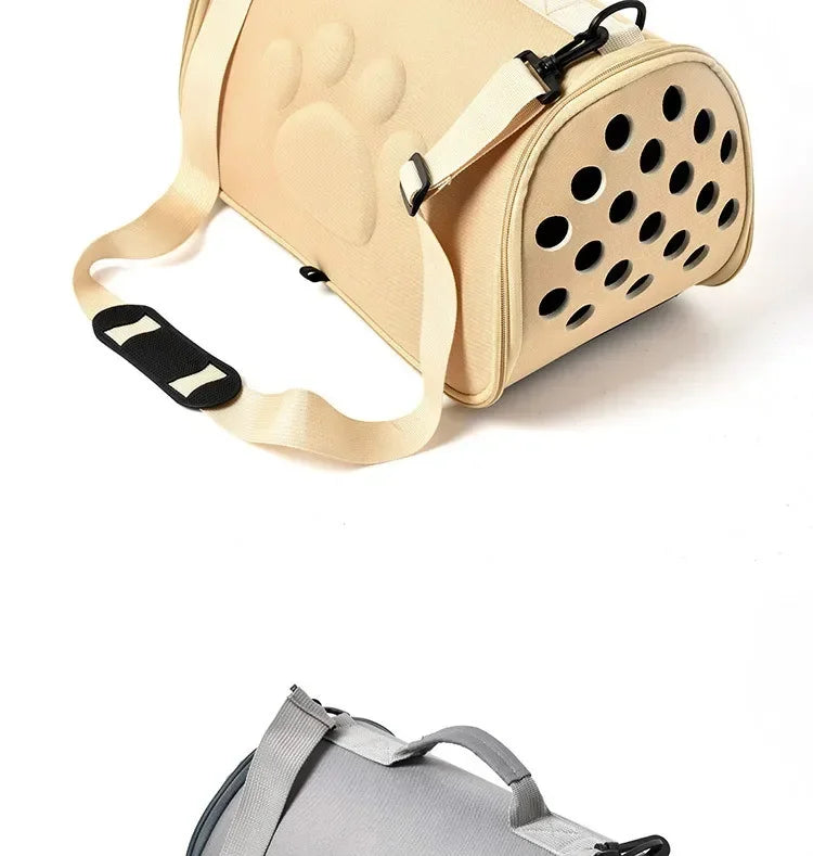 Breathable Pet Carrier Bag for Cats and Small Dogs