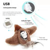 Rechargeable Chirping Bird Cat Toy with Catnip