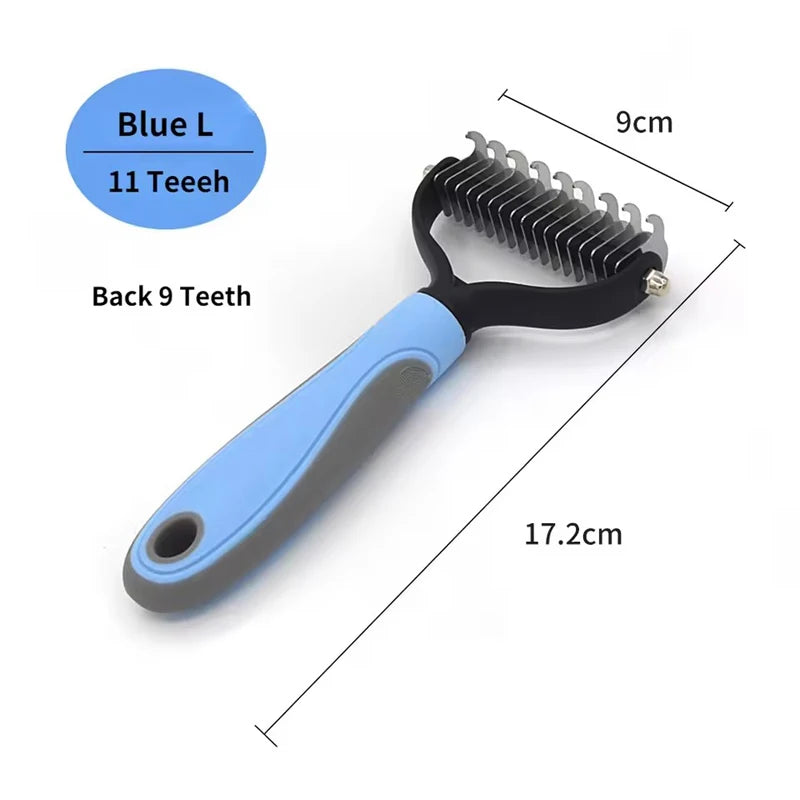 Pet Deshedding Brush for Dogs and Cats