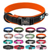 Reflektierendes personalisiertes Hundehalsband mit graviertem Anhänger