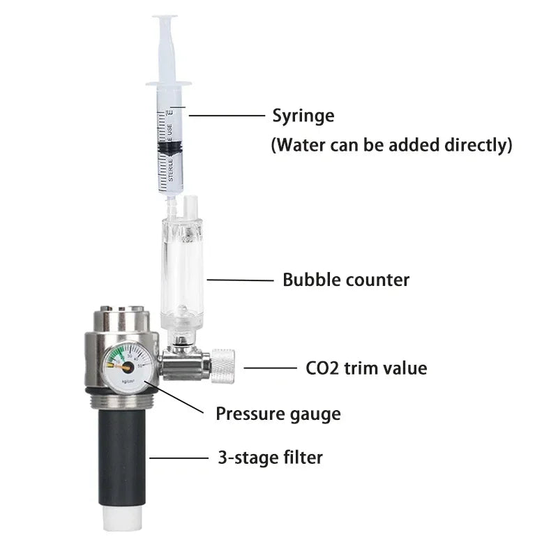 Edelstahl-Aquarium CO2-Generator