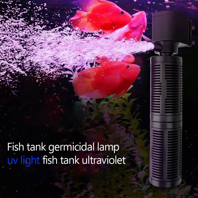 3-in-1 Silent Aquarium Filter & Pump
