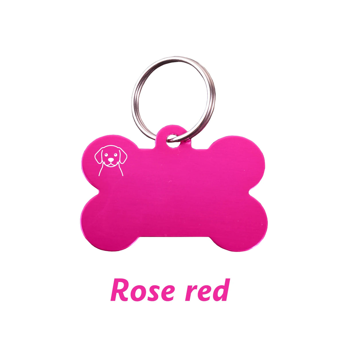 Personalized Bone-Shaped Dog Tag with Custom Engraving