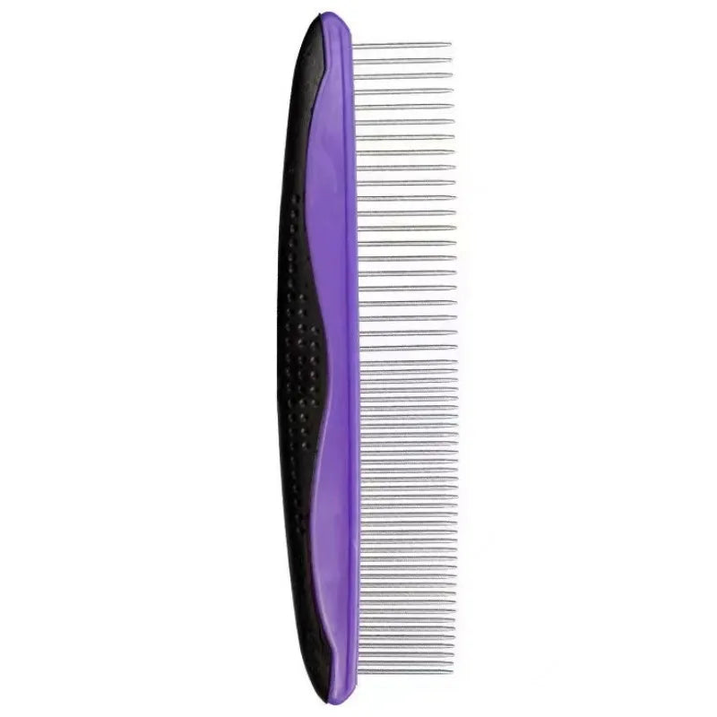 Stainless Steel Pet Detangling Massage Comb for Dogs & Cats