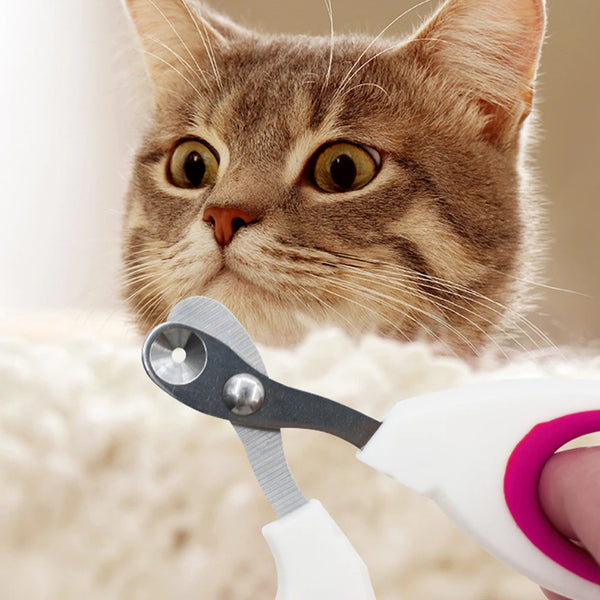 Coupe-ongles pour chats avec prise antidérapante