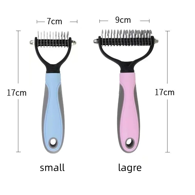 Double-Sided Stainless Steel Pet Grooming Comb