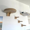 Wall-Mounted Cat Hammock and Climbing Stairs with Scratcher