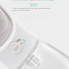 Bouteille d'eau portable pour animaux avec rangement pour nourriture