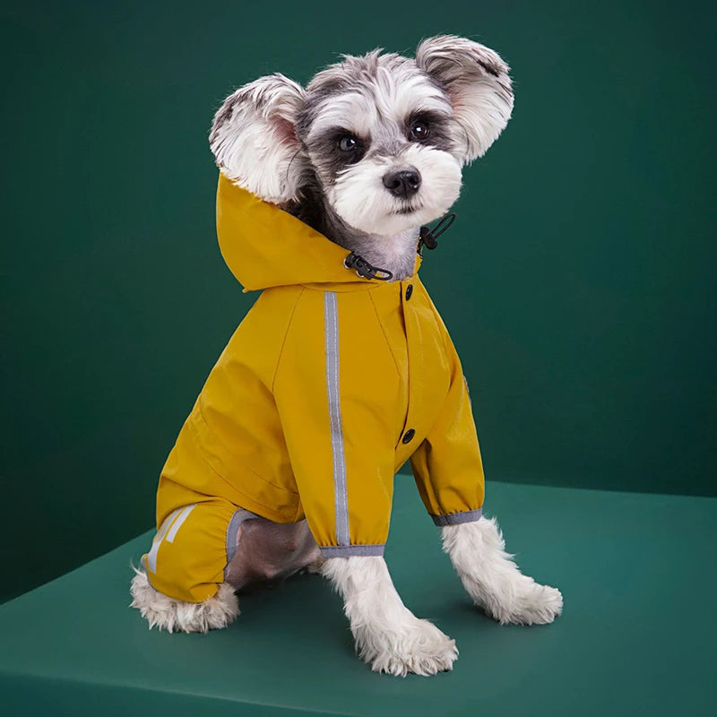 Impermeable con reflejos para perros