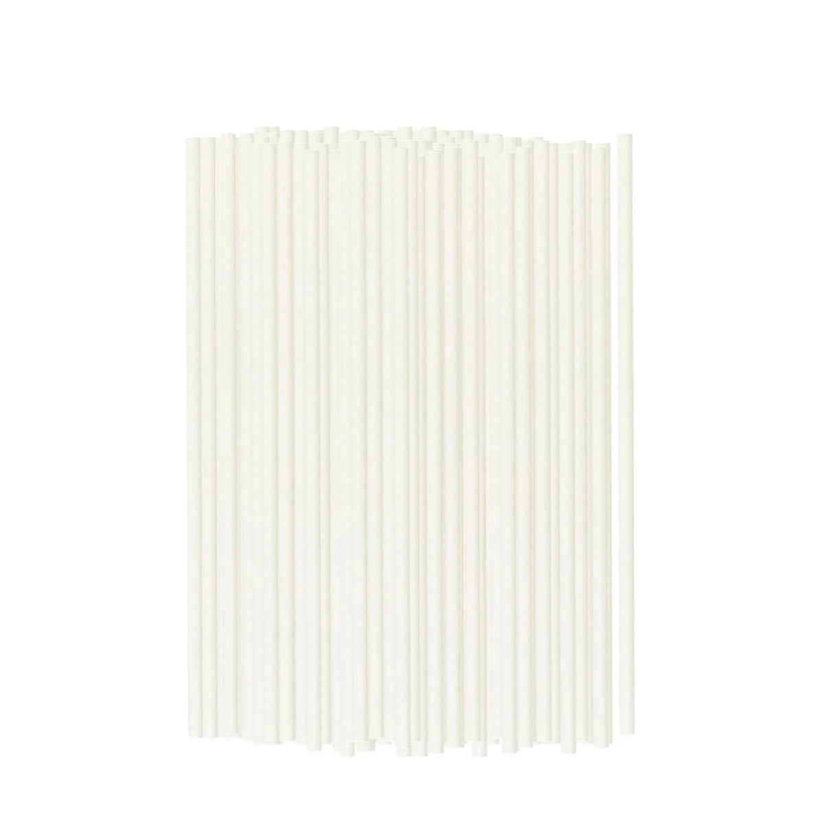Biodegradable Paper Straws (100 Pack) for Parties and Everyday Drinks