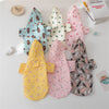 Cartoon Printed Waterproof Dog Raincoat