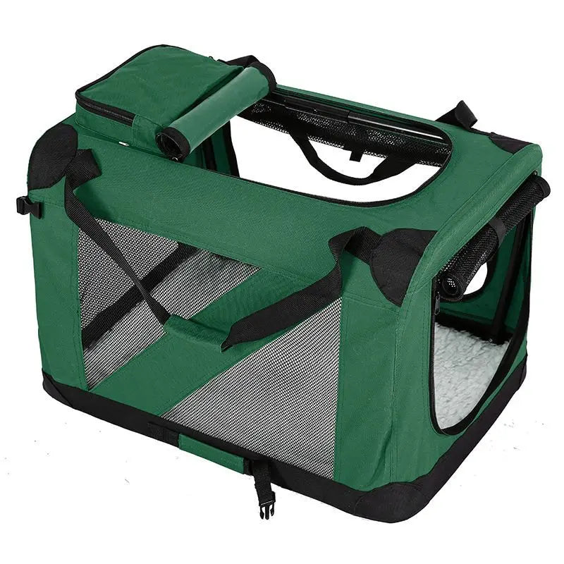 Transportín Plegable para Mascotas con Interior Acolchado