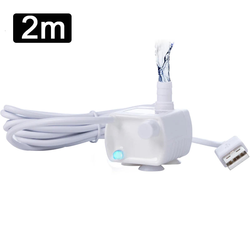 مضخة ماء LED لنافورة القطط