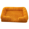 Large Dog Bed with Plush Cover and Removable Pad