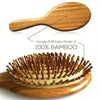 Natural Bamboo Air Cushion Scalp Massage Hair Brush – Detangling & Anti-Static