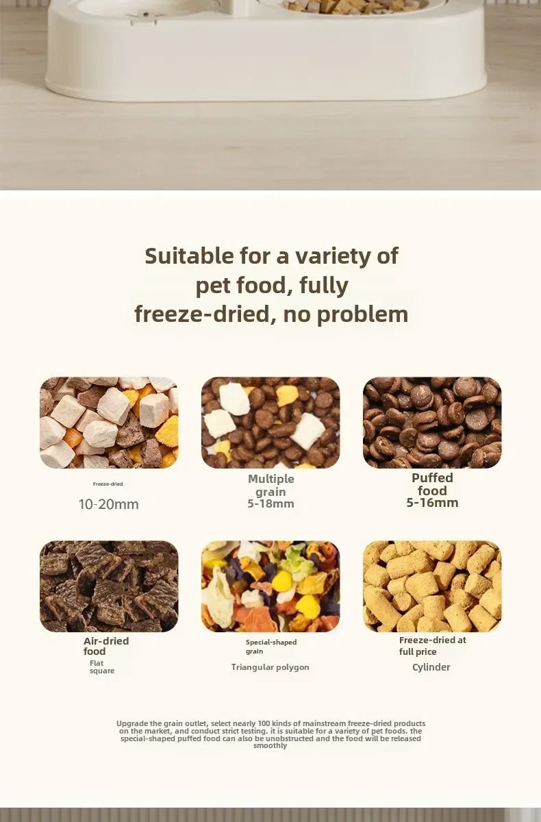 Gravity Pet Feeder and Water Fountain Set
