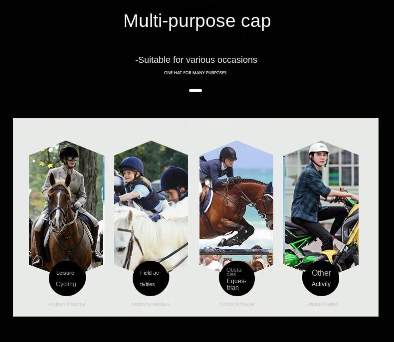 UltraLight Equestrian Helmet 50-61 cm Adjustable