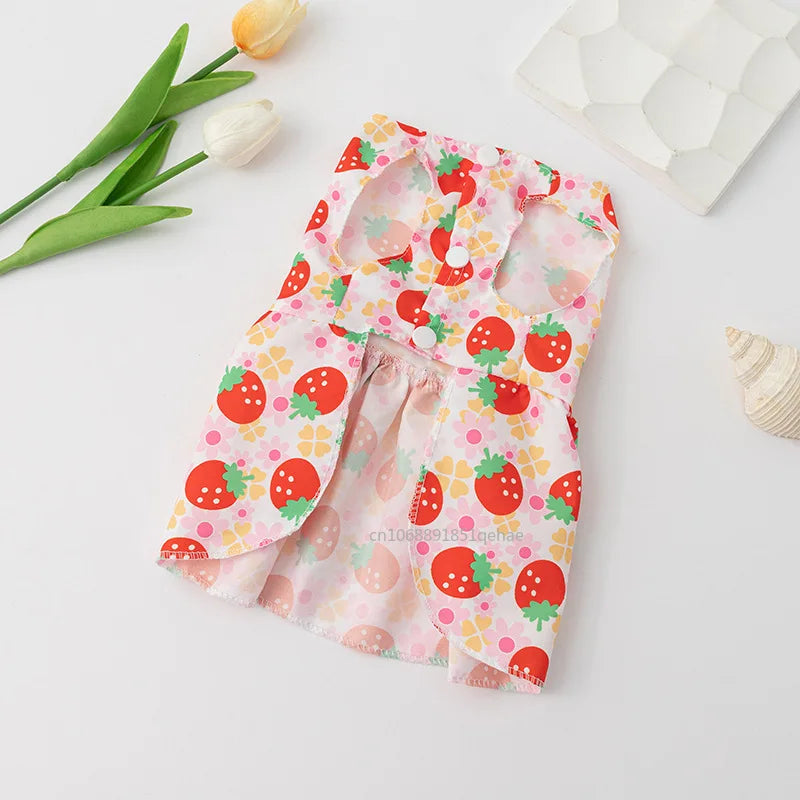 Flower Princess Dress for Small Dogs