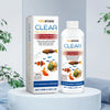 Eine Flasche YEGBONG CLEAR Balance Cycle Active Reinigungsmittel für Fischtankwasser auf einem weißen Ständer.