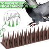 Bendable Bird Repellent Spikes for Outdoor Pest Control