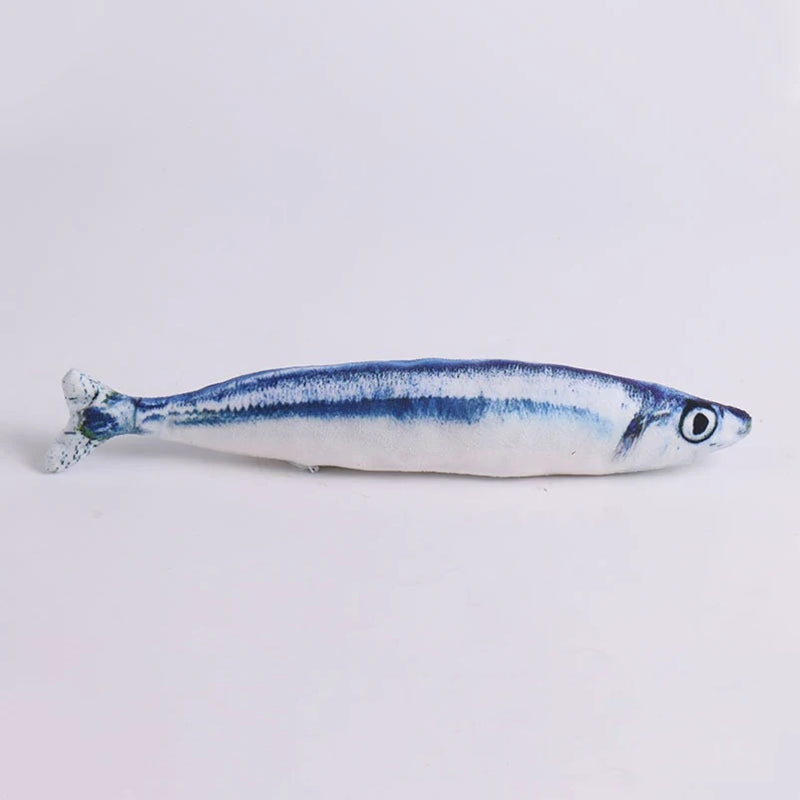 Plüsch-Katzenspielzeug - Fischdesign