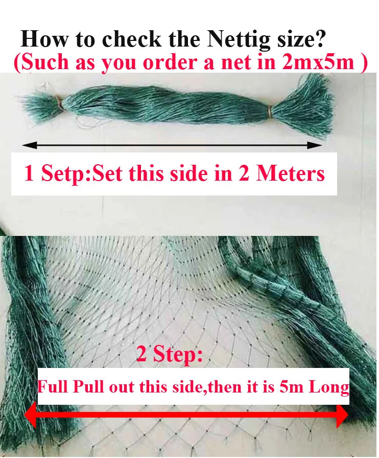 Durable Garden Netting for Bird and Pest Protection