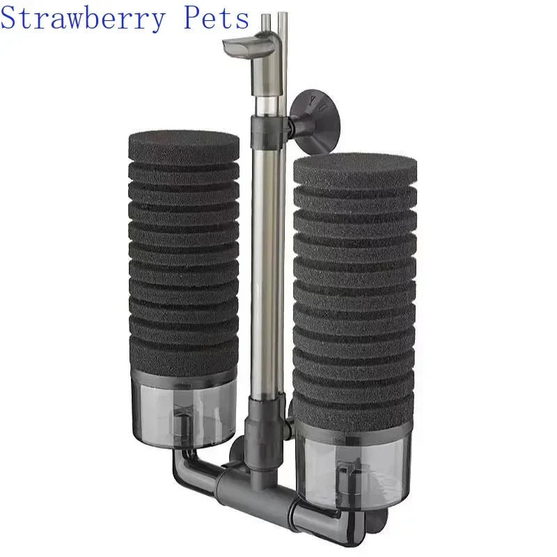 Aquarium Biochemical Sponge Filter with Air Pump Skimmer
