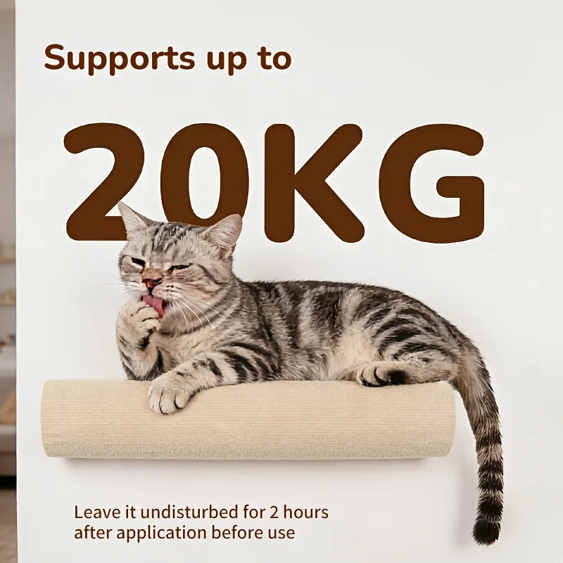Self-Adhesive Wall-Mounted Cat Scratching Post