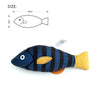 Jouet en Peluche Poisson à la Catnip pour Chats