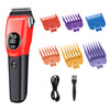 Professional Cordless Pet Grooming Clipper with LED Light and 6 Guide Combs