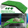 Turtle Basking Platform with Simulation Lawn Ramp