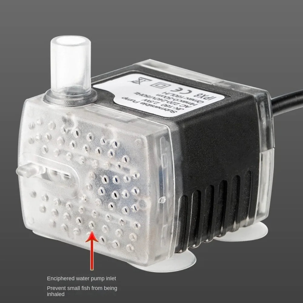 Three-in-One External Aquarium Filter with Oxygenation and Bio-Filtration